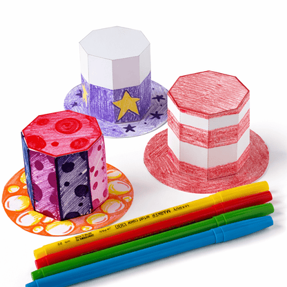 Top Hat Favor Box Printable Customizable Treat Container DIY Craft Gift Template | Digital Download PDF