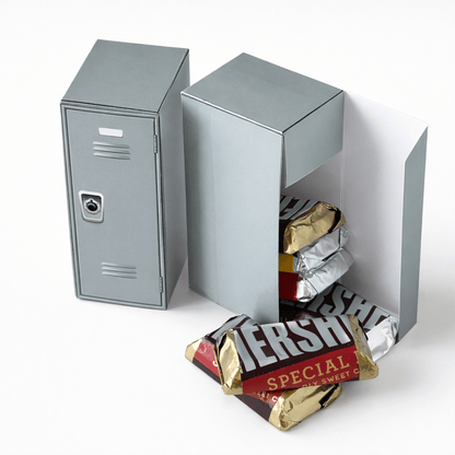 School Locker Favor Box Papercraft Template | Party Treat Container (Digital Download)