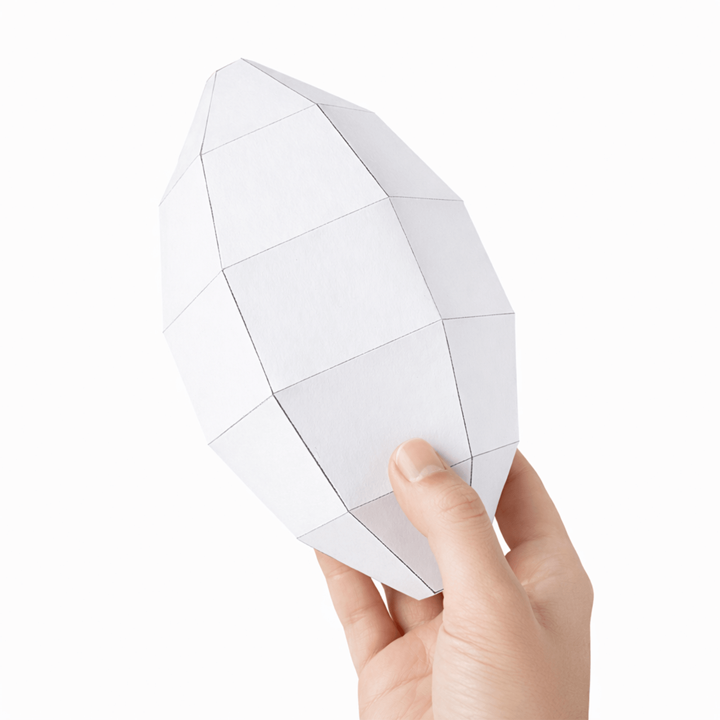 American Football Papercraft Template Three Sizes Printable PDF DIY Full Size 11-inch Custom Color