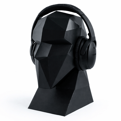 Polygonal Mannequin Head Papercraft – 3D DIY Display Stand (PDF Template)