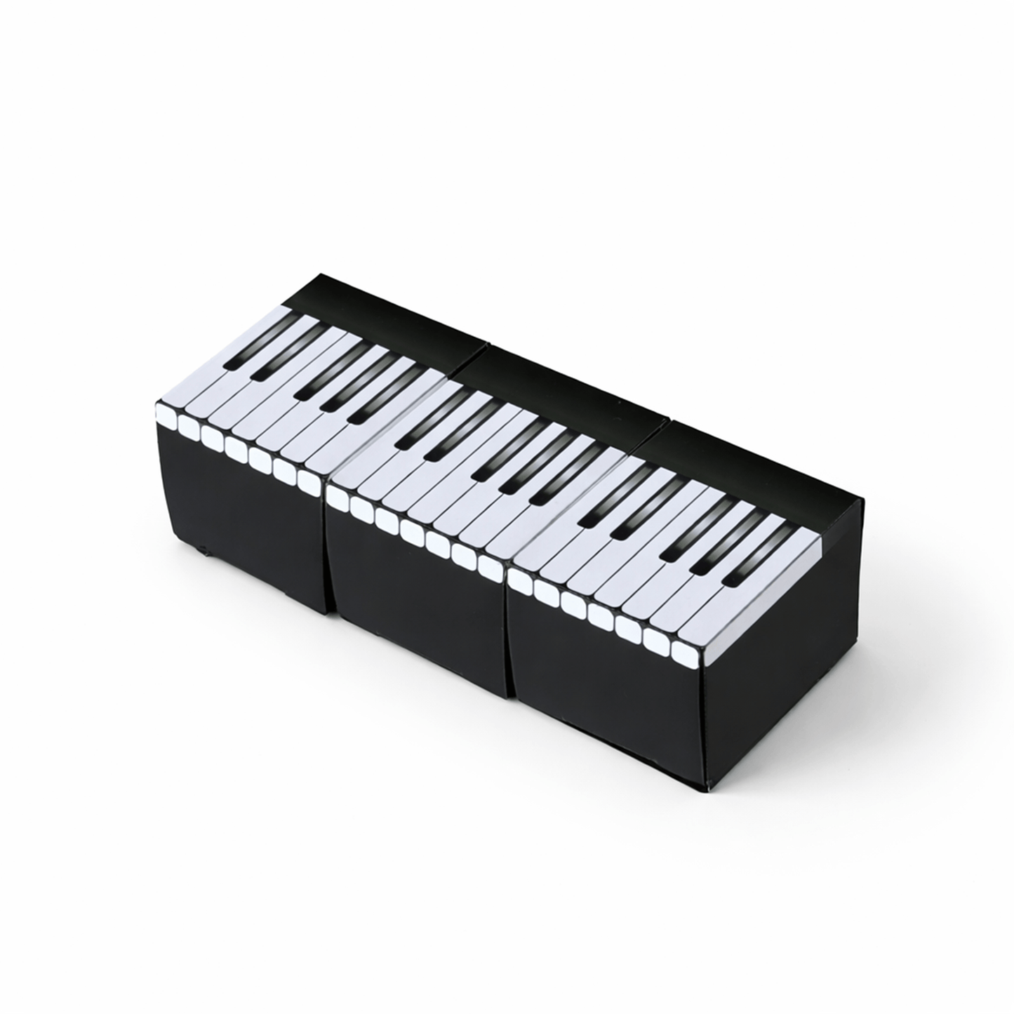 Piano Keyboard Treat Box PDF Download | Printable Music Party Papercraft Template