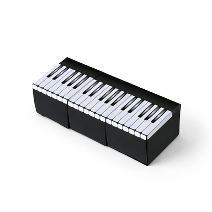 Piano Keyboard Treat Box PDF Download | Printable Music Party Papercraft Template