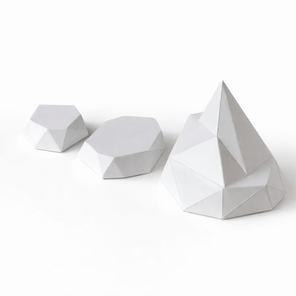 Tiny Icebergs Set Printable Papercraft PDF Polar Arctic Diorama Animals Igloo Miniature Craft Model