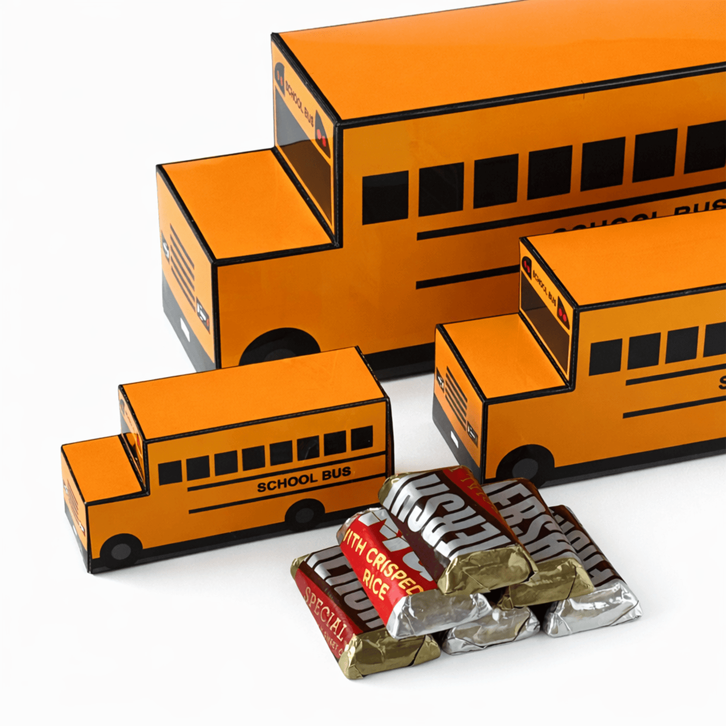 School Bus Favor Box Template | Printable Party Candy Holder (Digital Download)