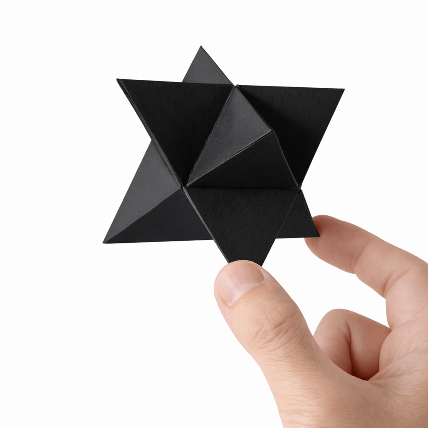 3D Star Polyhedron Papercraft Set Geometric Sculpture DIY Math Model Printable Template PDF Download
