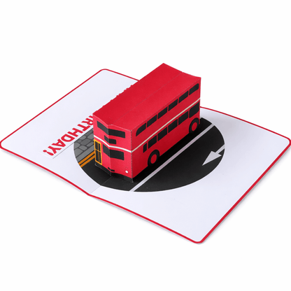 Double Decker Bus Pop-Up Card Template (Digital Download)