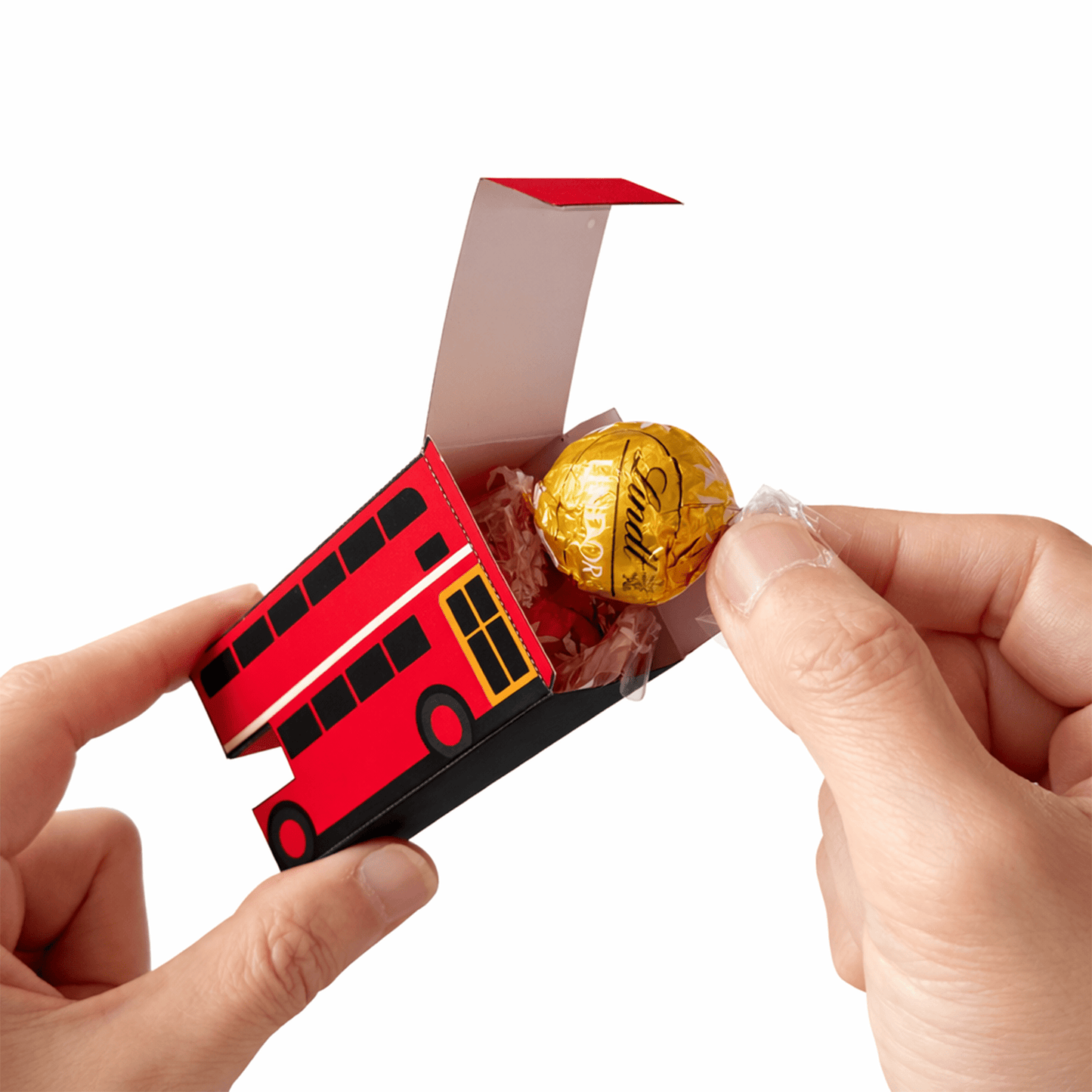 Double Decker Bus Favor Box Template – Routemaster Style Treat Holder (Digital Download)