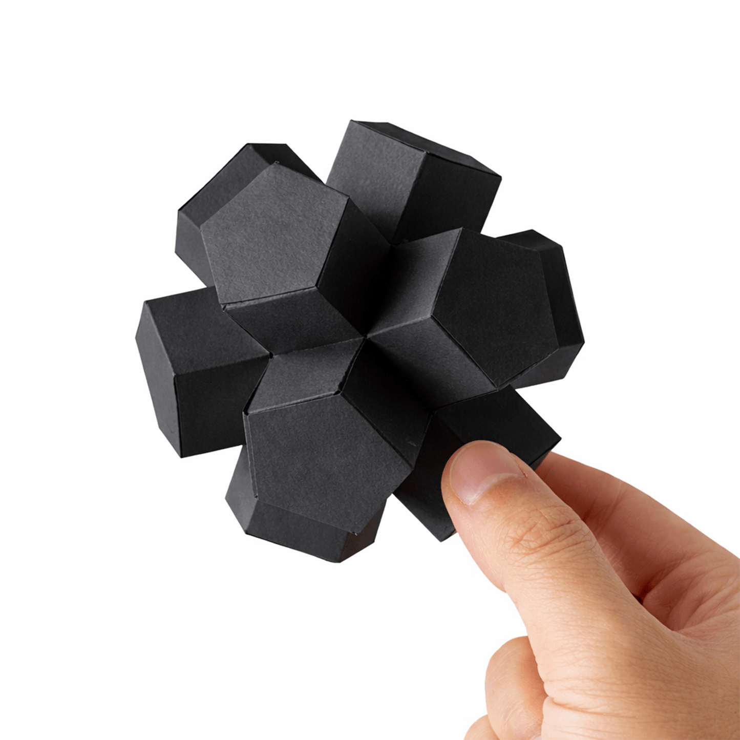 3D Geometric Paper Models Printable Template Set Modular Polyhedron Shapes DIY Craft Decor | Digital Download PDF