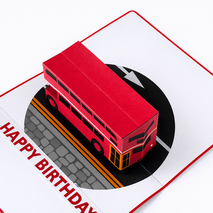Double Decker Bus Pop-Up Card Template (Digital Download)