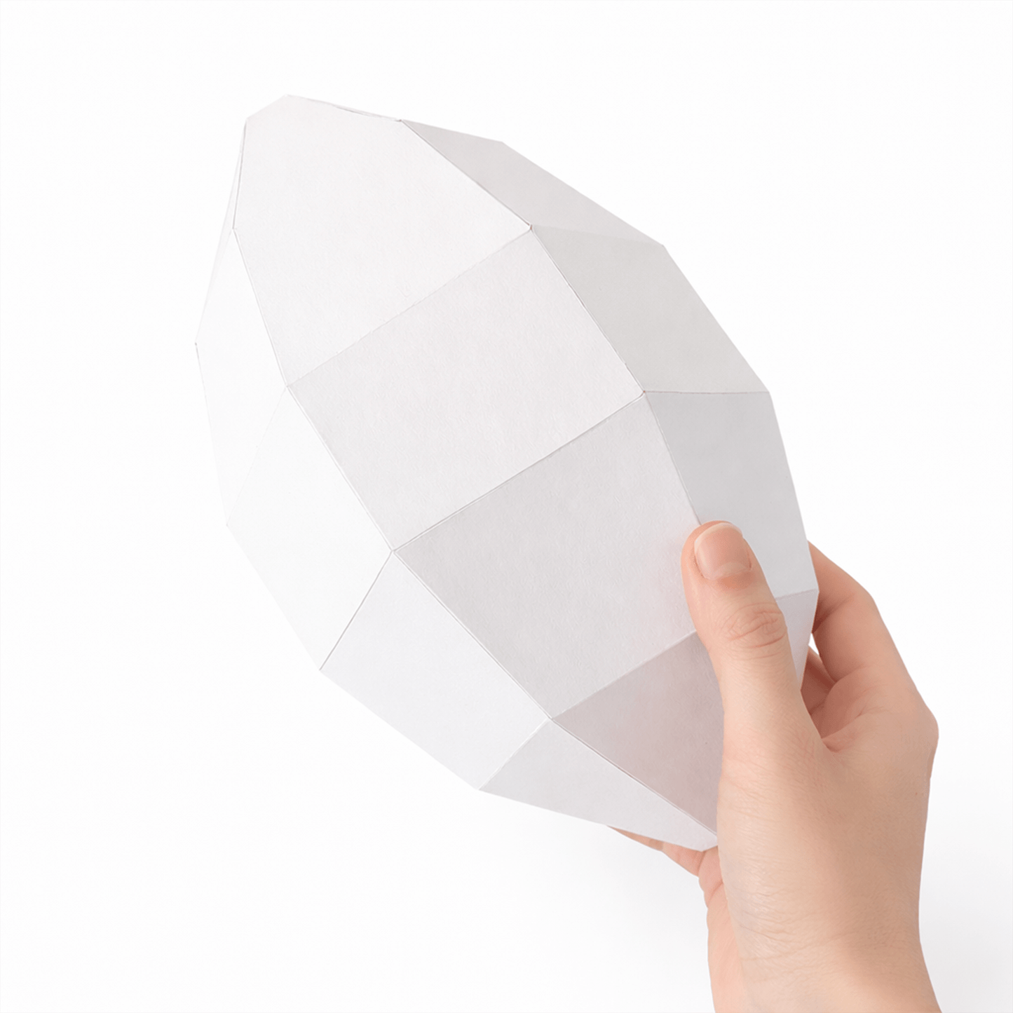American Football Papercraft Template Three Sizes Printable PDF DIY Full Size 11-inch Custom Color