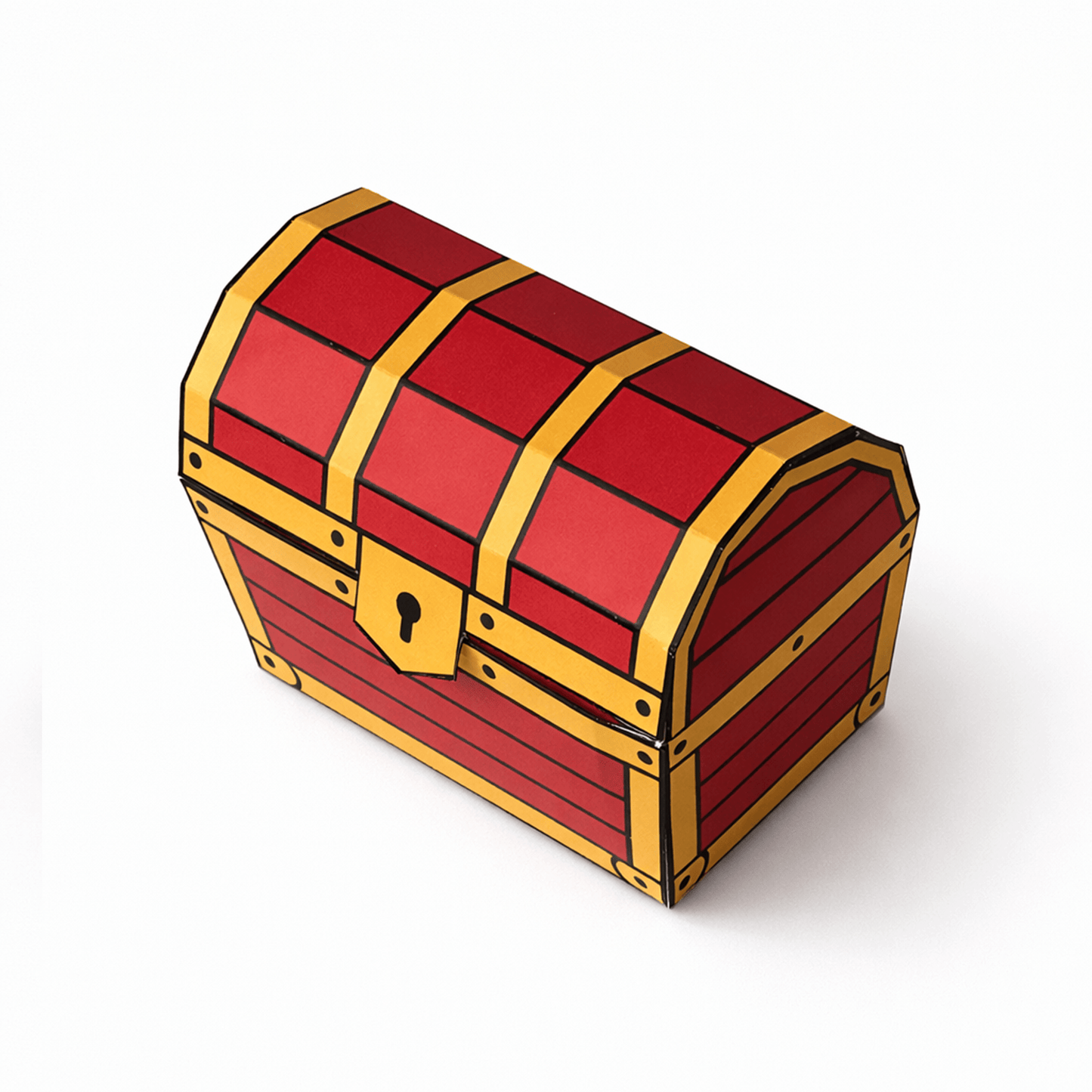 Treasure Chest Treat Box Bundle PDF Download | 12 Printable Papercraft Templates