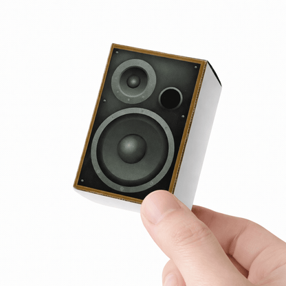 Printable Speaker Treat Box Nesting Set Papercraft Party Favor Audio Gift DIY Template