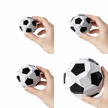Soccer Ball Papercraft Boxes | Four Sizes Party Favor Template (Digital Download)