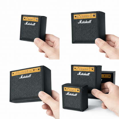 Printable Guitar Amp Treat Box Nesting Set Papercraft Candy Favor Template Digital Download