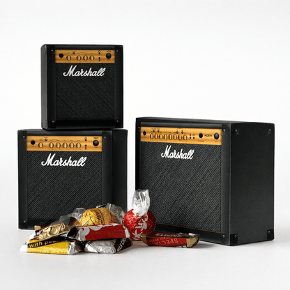Printable Guitar Amp Treat Box Nesting Set Papercraft Candy Favor Template Digital Download