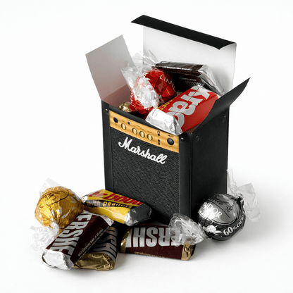 Printable Guitar Amp Treat Box Nesting Set Papercraft Candy Favor Template Digital Download