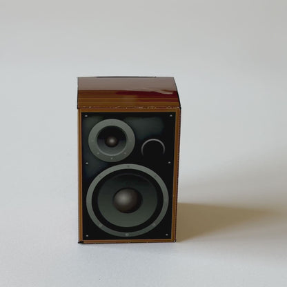 Printable Speaker Treat Box Nesting Set Papercraft Party Favor Audio Gift DIY Template