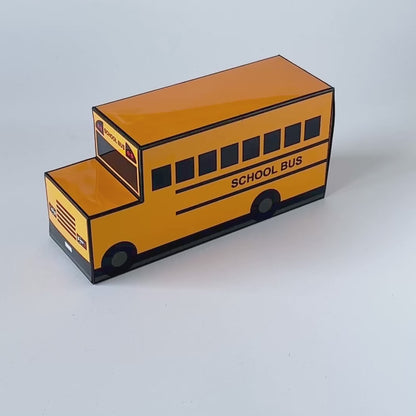 School Bus Favor Box Template | Printable Party Candy Holder (Digital Download)