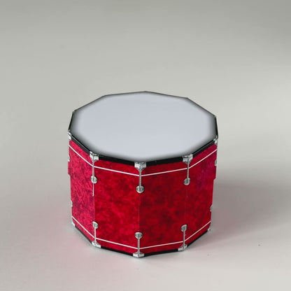 Drum Set Nesting Treat Boxes PDF Download | Printable Papercraft Gift Box Template