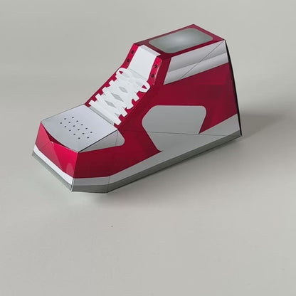 Basketball Sneaker Favor Box Papercraft, 12 Templates, Party Candy Box, 3 Sizes Printable | Digital Download PDF