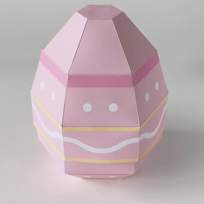 Easter Egg Favor Boxes | Papercraft Candy Treat Templates (Digital Download PDF)